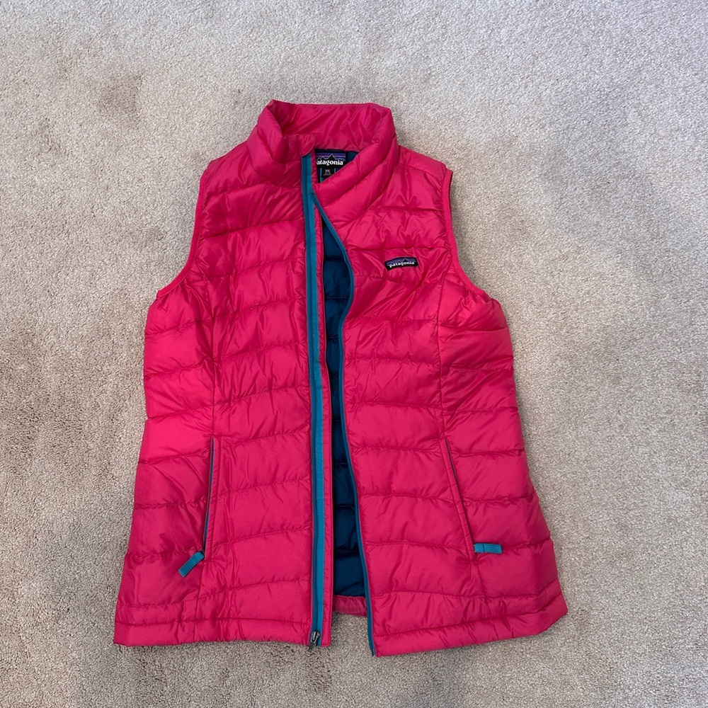 Patagonia Vibrant Pink Quilted Vest